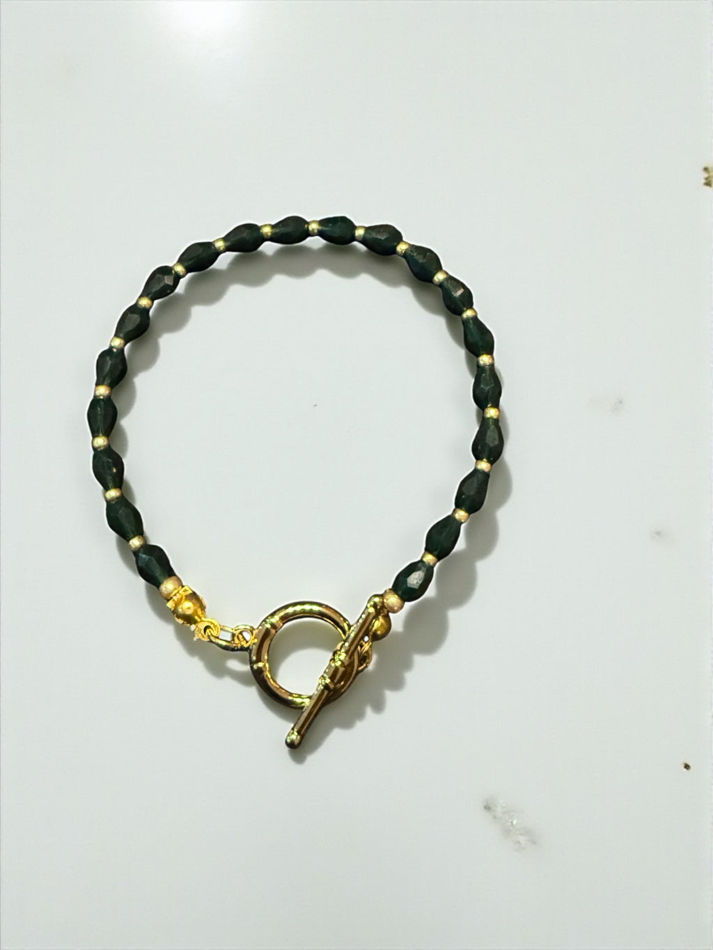 Colored Crystal  Oval Bracelet