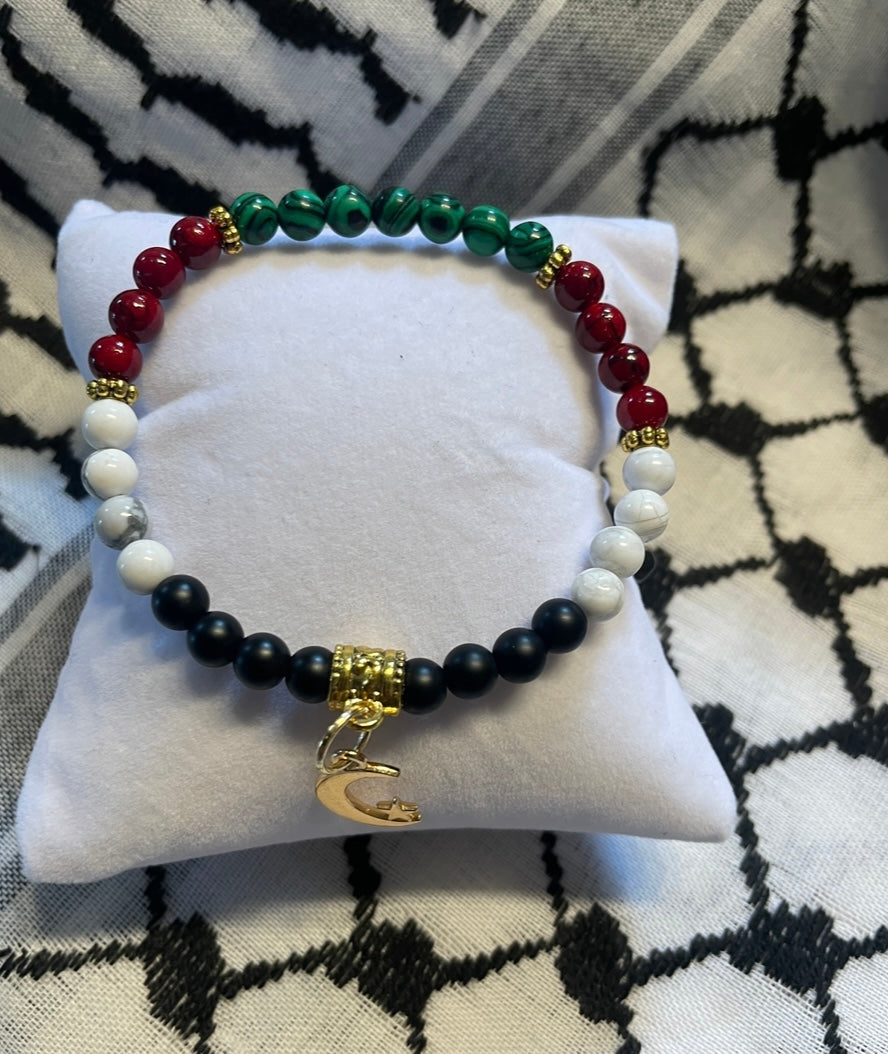 Handmade Customizable Crescent Moon Bracelet