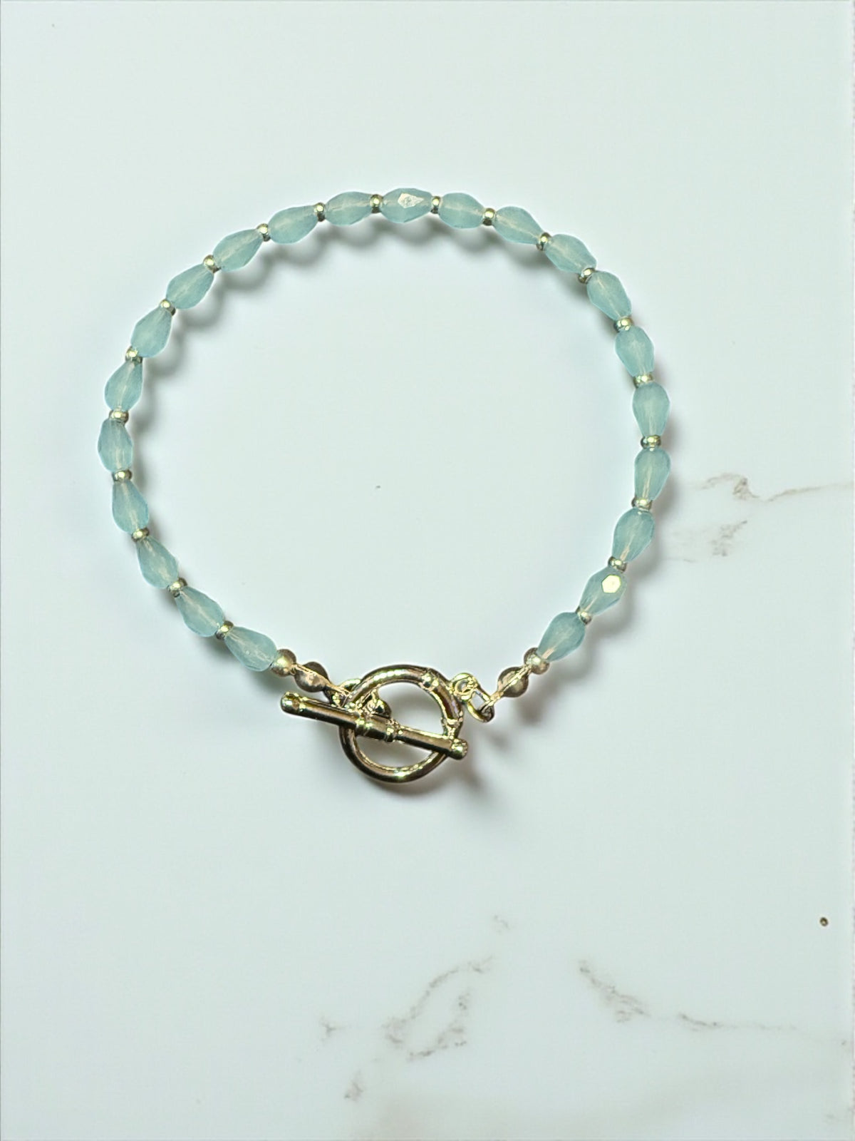 Colored Crystal  Oval Bracelet