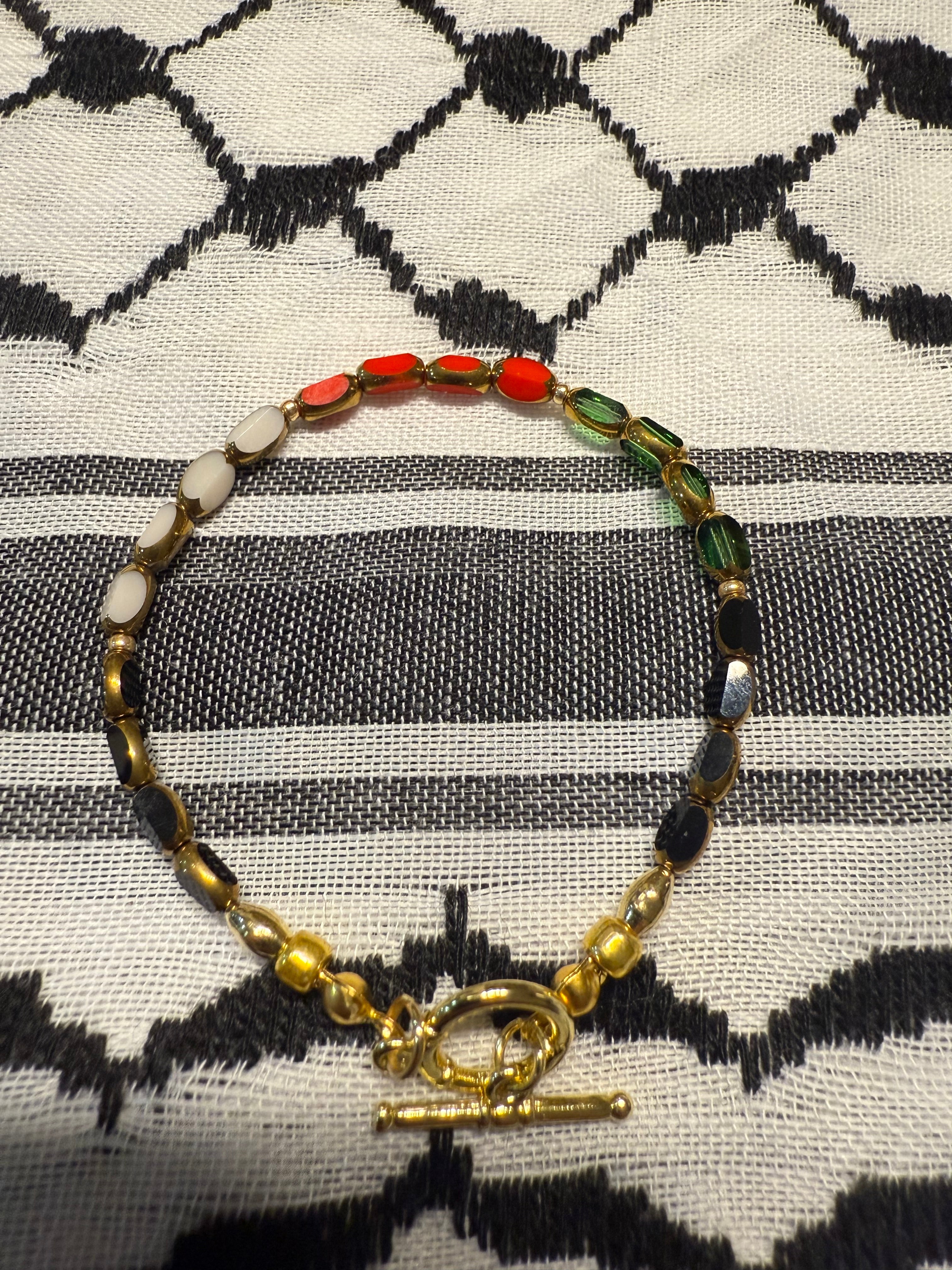 Palestine Glass Oval Crystal