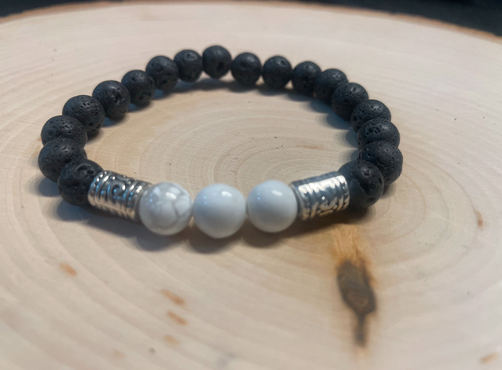 Men’s Black Lava Bracelet
