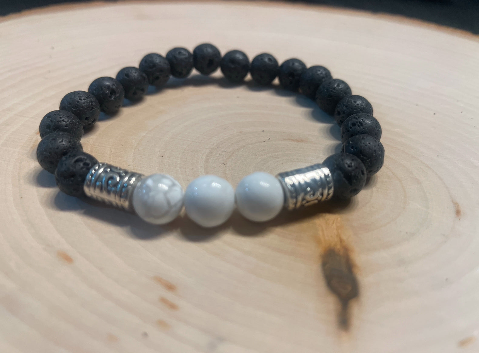Men’s Black Lava Bracelet