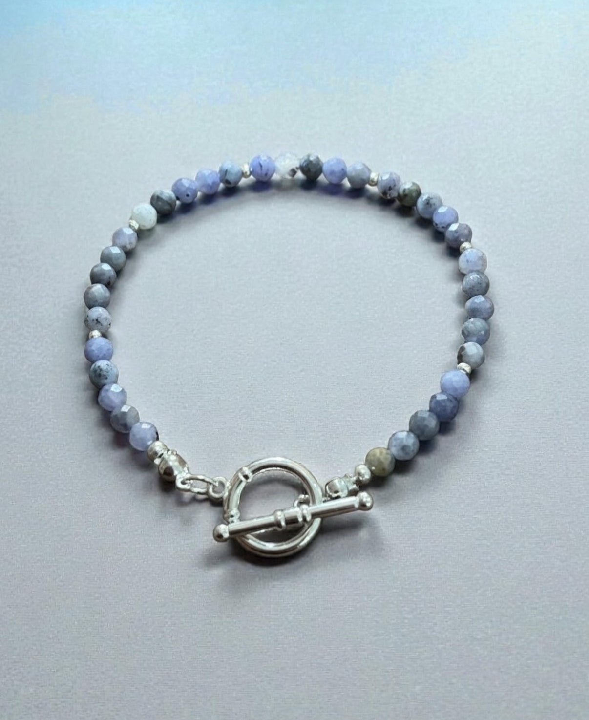 December Birthstone Beauty! Tanzanite & Silver Bracelet