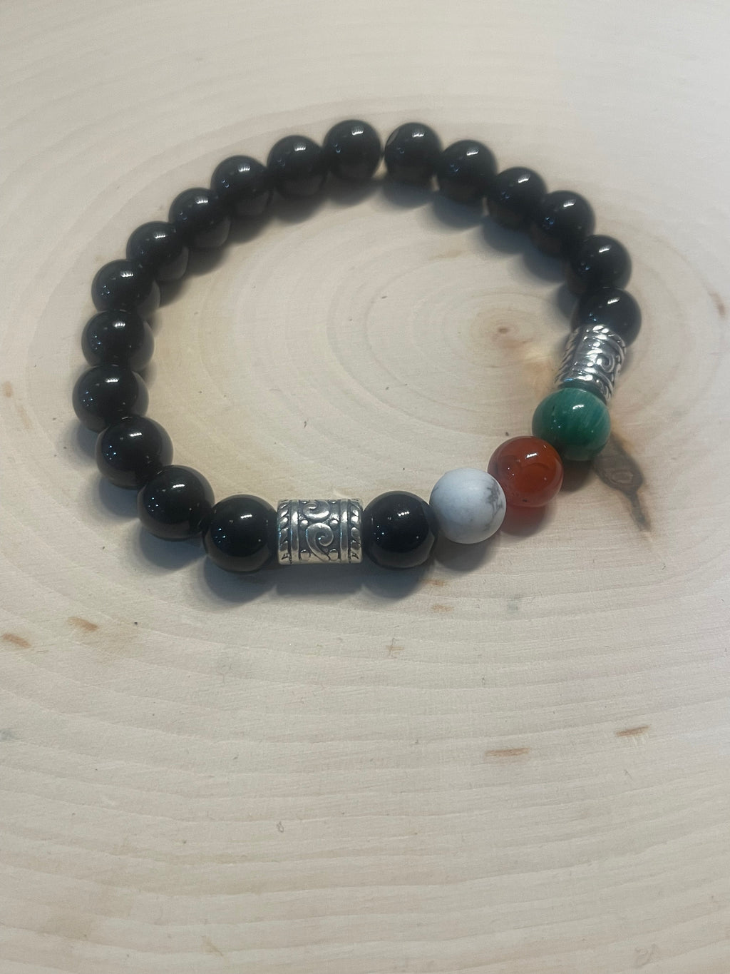 Men’s Gemstone Palestine Bracelet