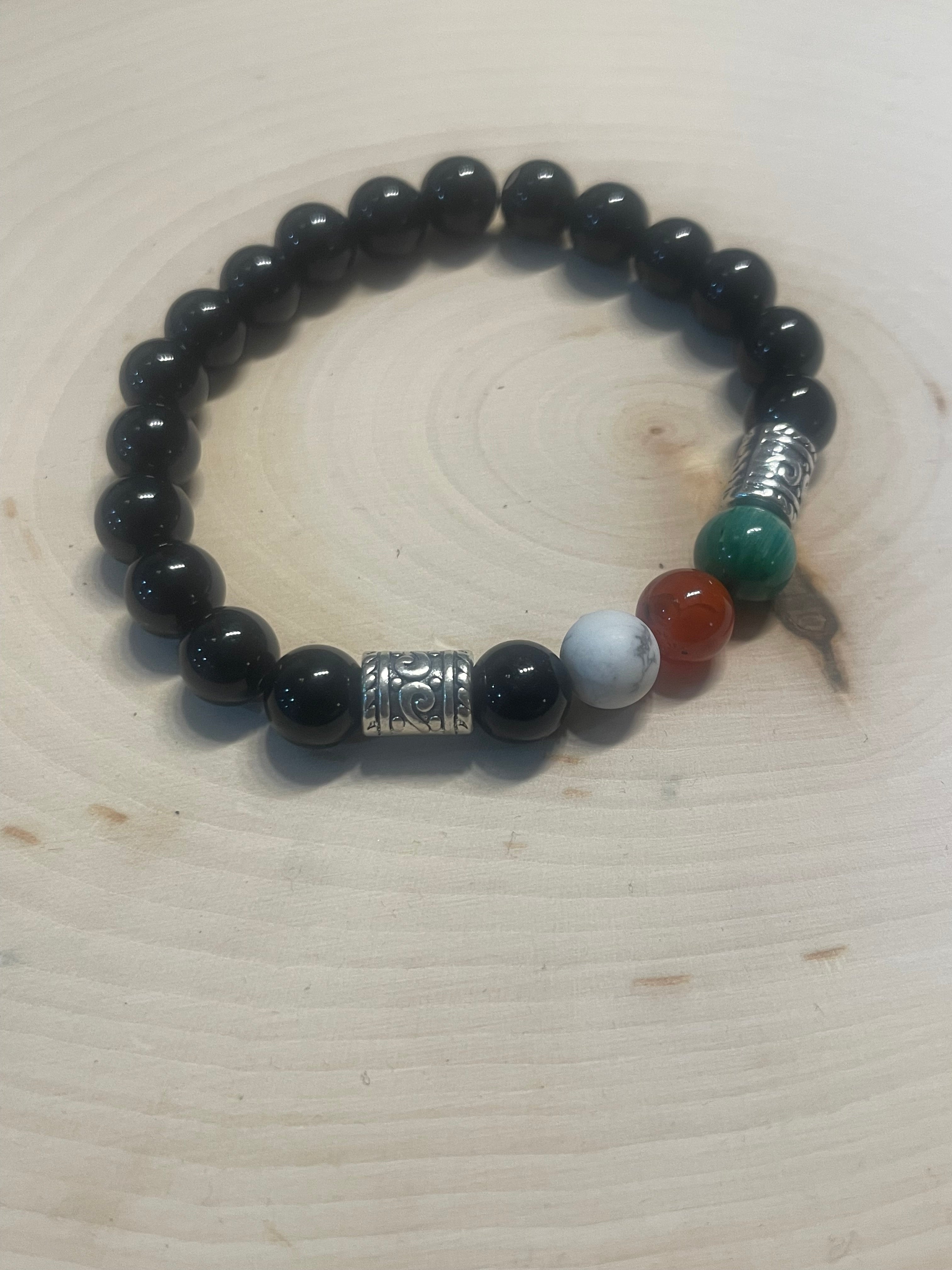 Men’s Gemstone Palestine Bracelet