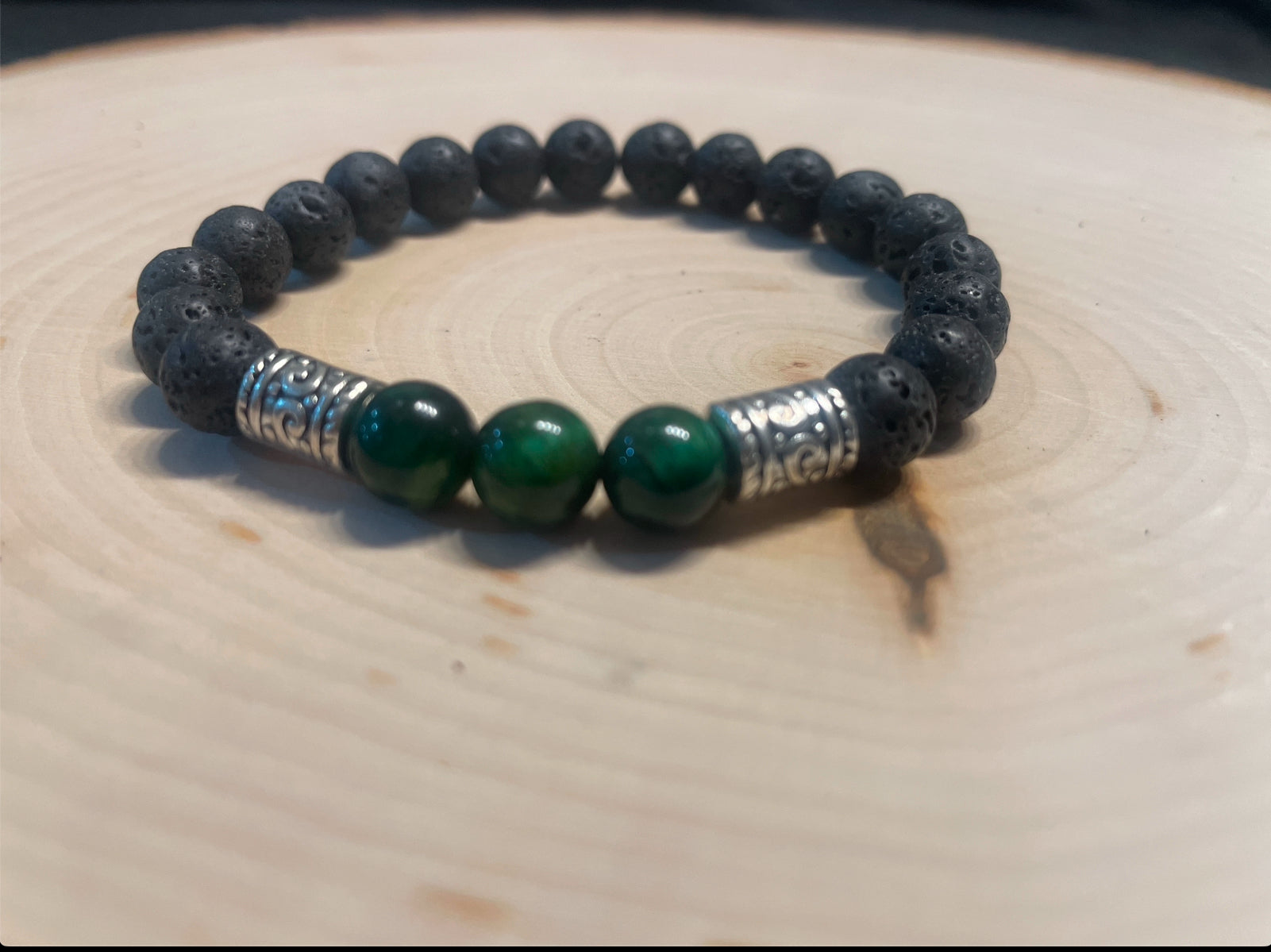 Men’s Black Lava Bracelet