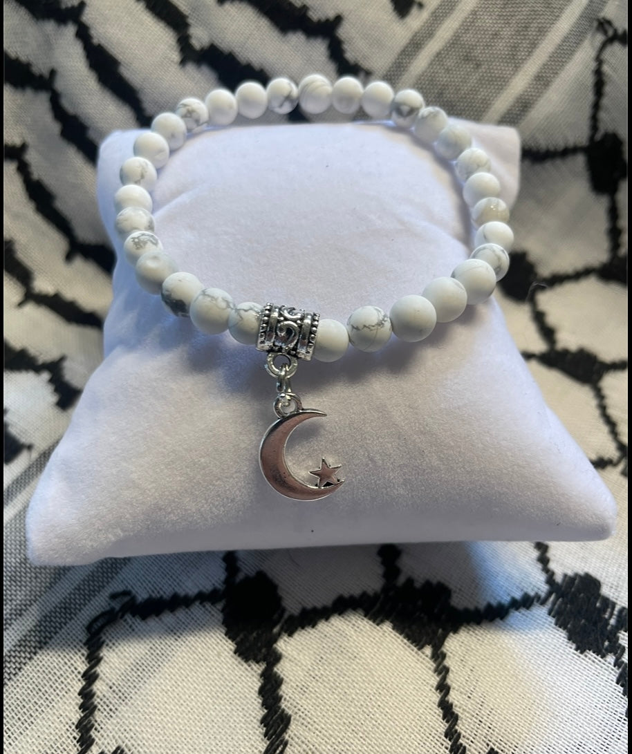 Handmade Customizable Crescent Moon Bracelet