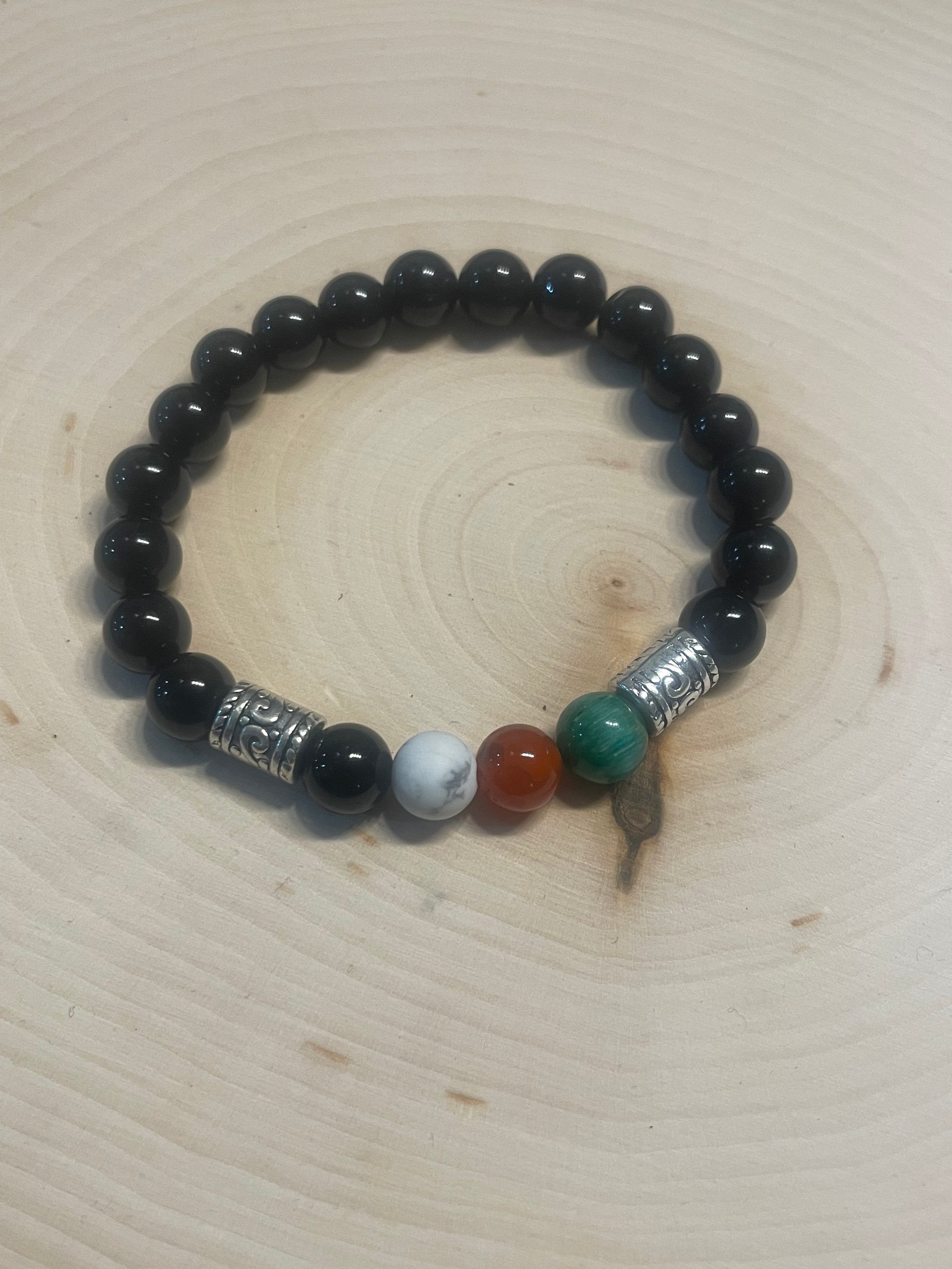 Men’s Gemstone Palestine Bracelet