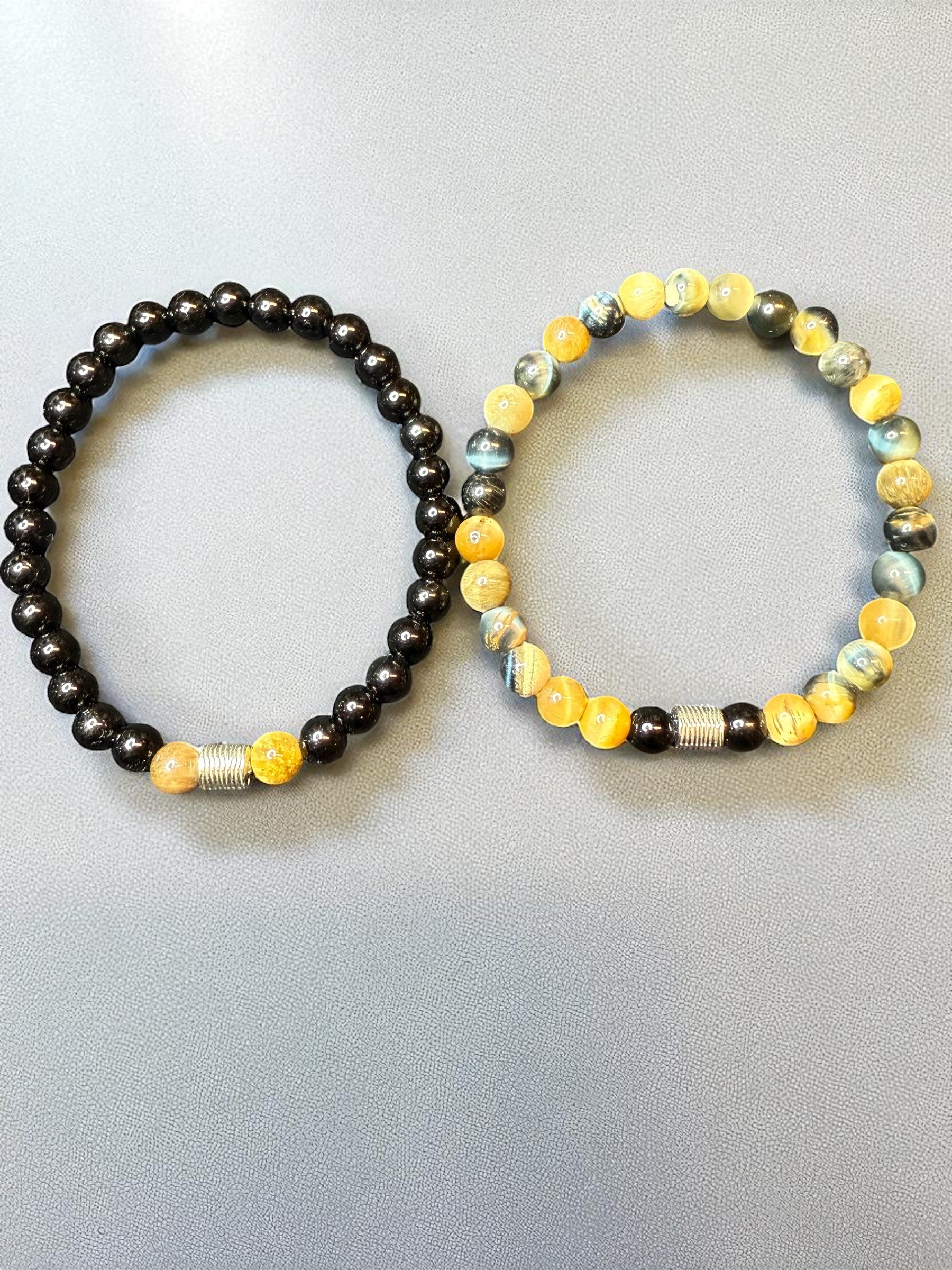 Men’s Yellow Tiger Eye Set
