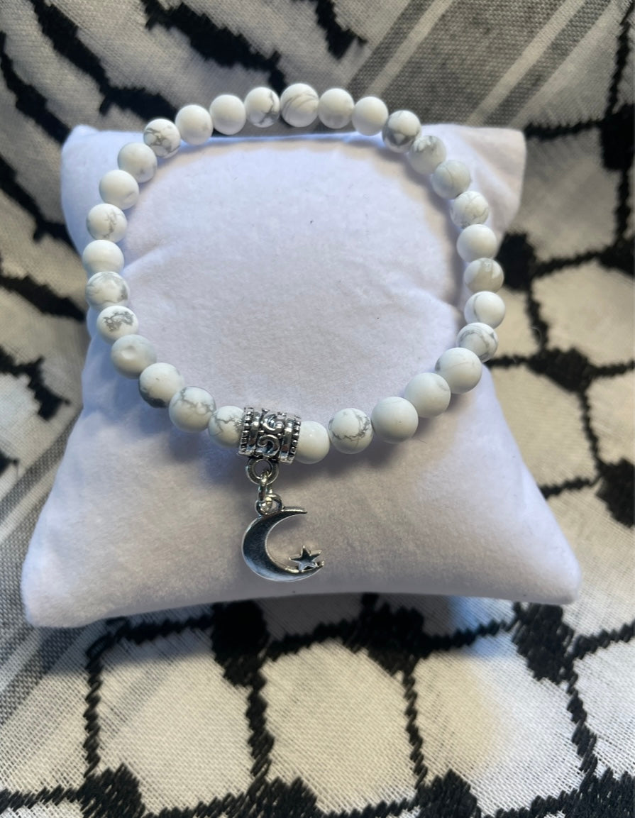 Handmade Customizable Crescent Moon Bracelet