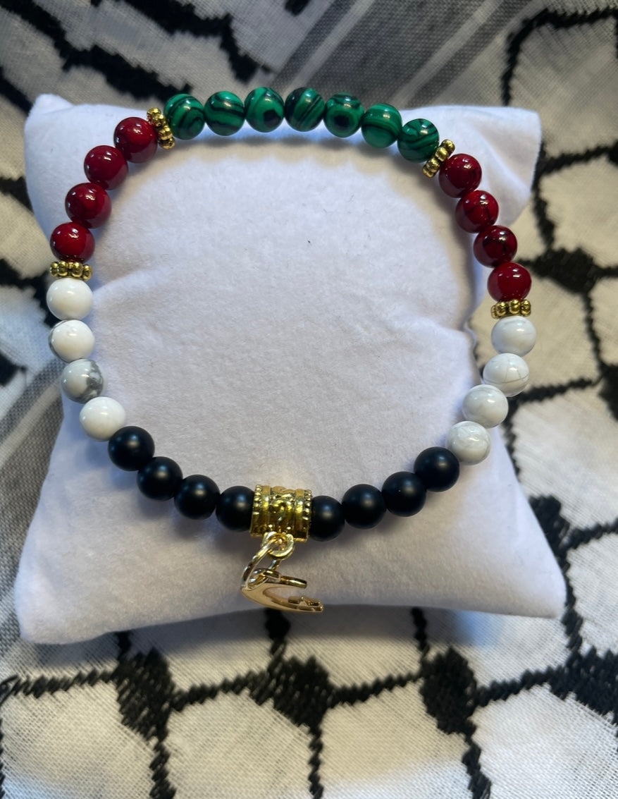 Handmade Customizable Crescent Moon Bracelet