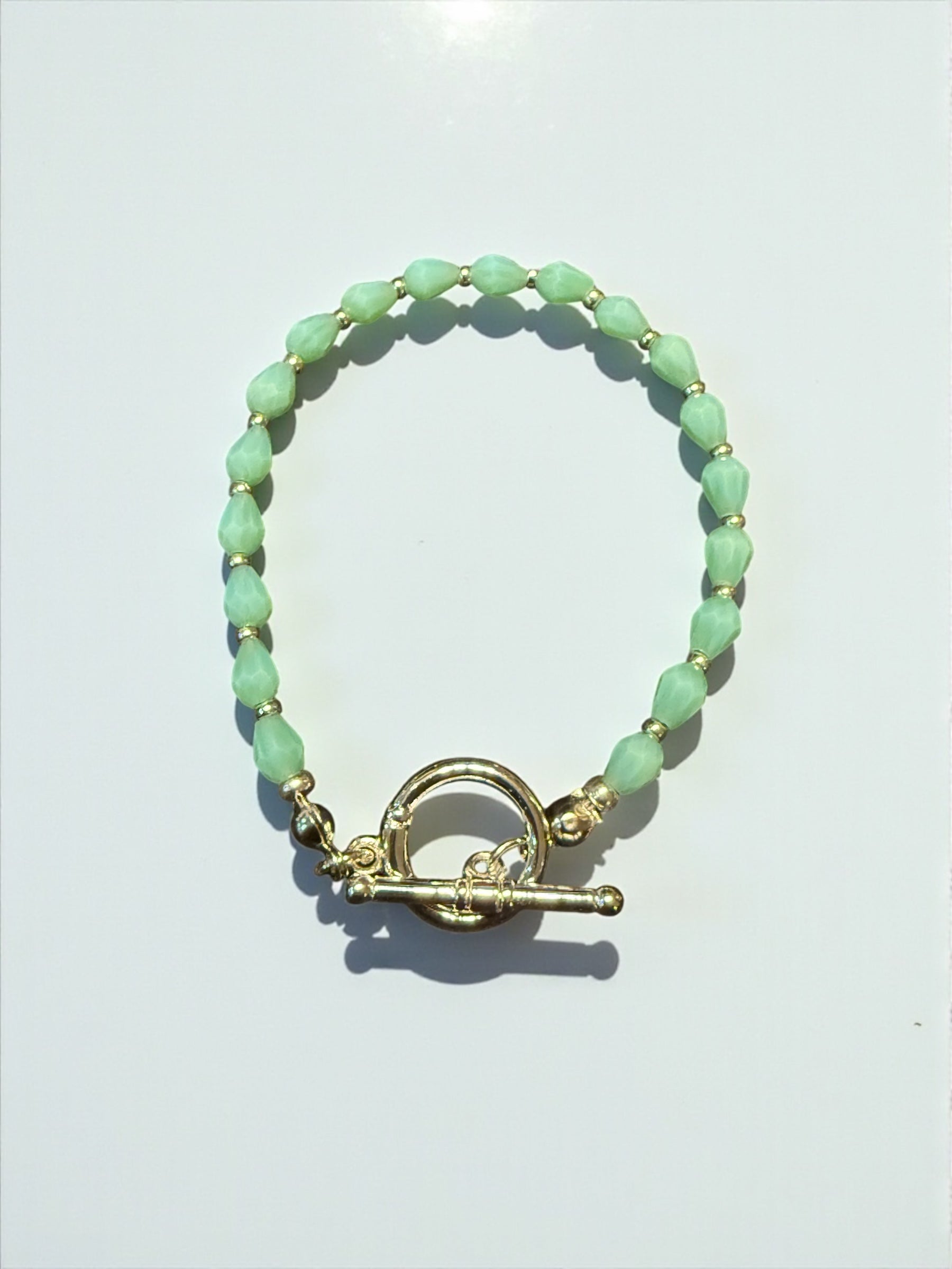 Colored Crystal  Oval Bracelet