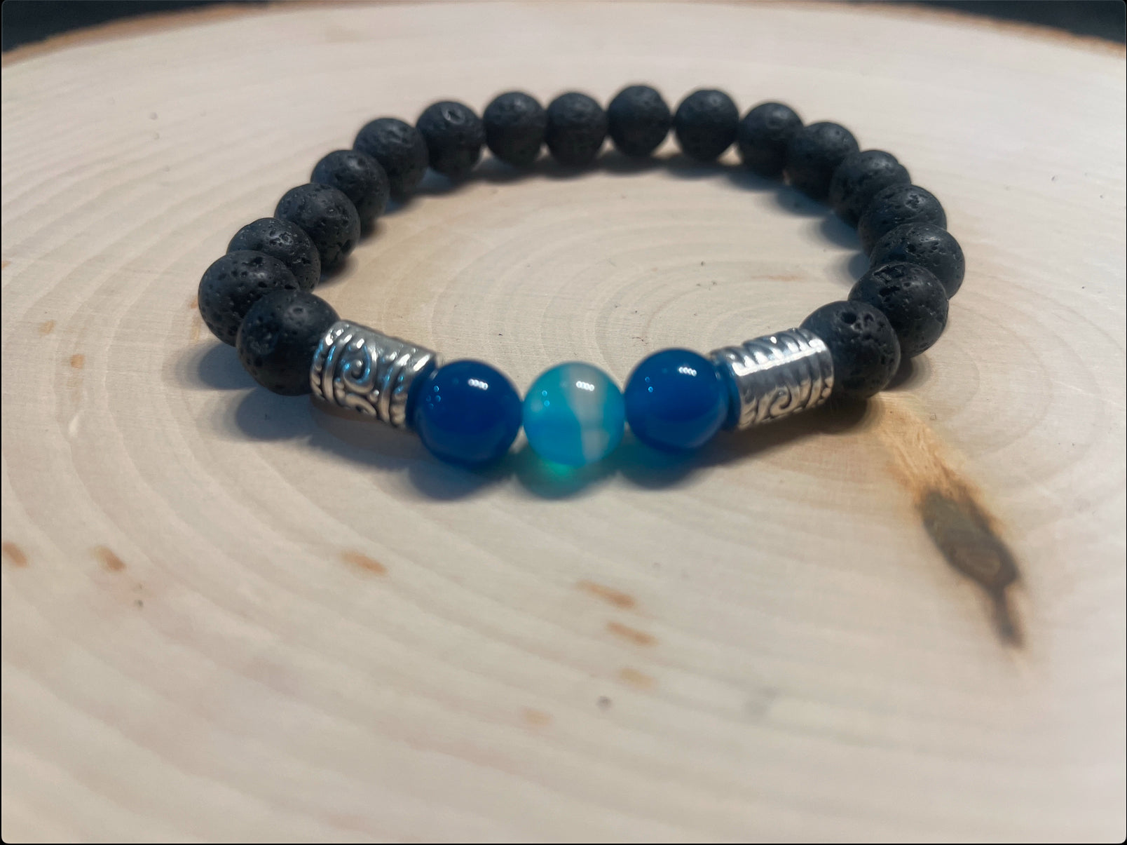 Men’s Black Lava Bracelet