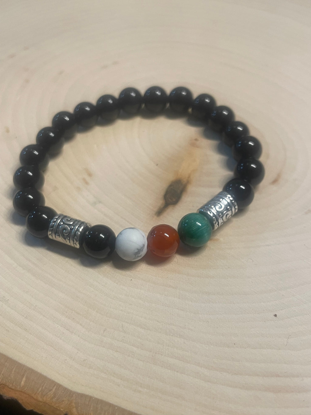 Men’s Gemstone Palestine Bracelet