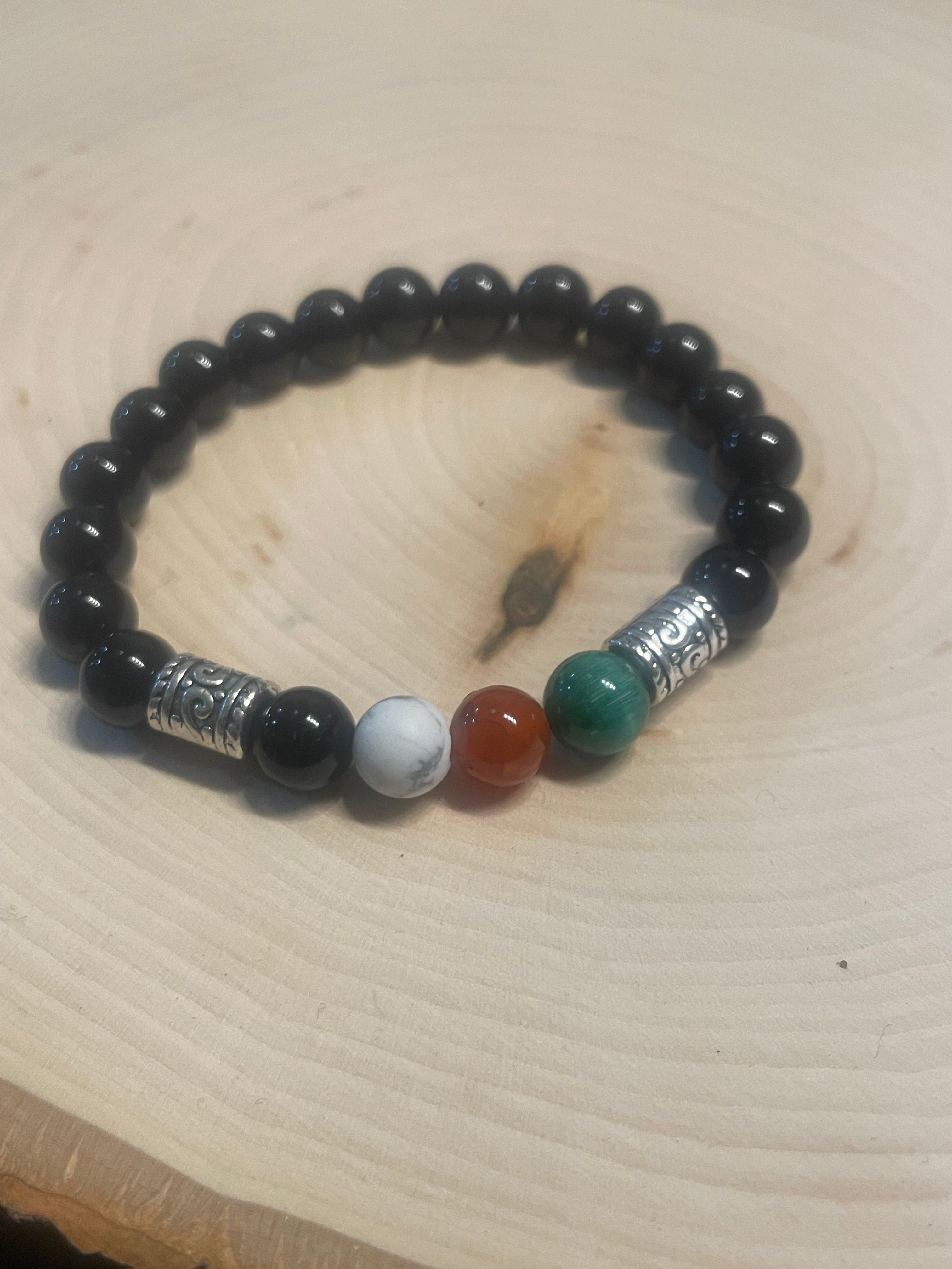 Men’s Gemstone Palestine Bracelet