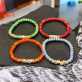Inspirational Beaded Bracelet: Positive Message Stacking Jewelry