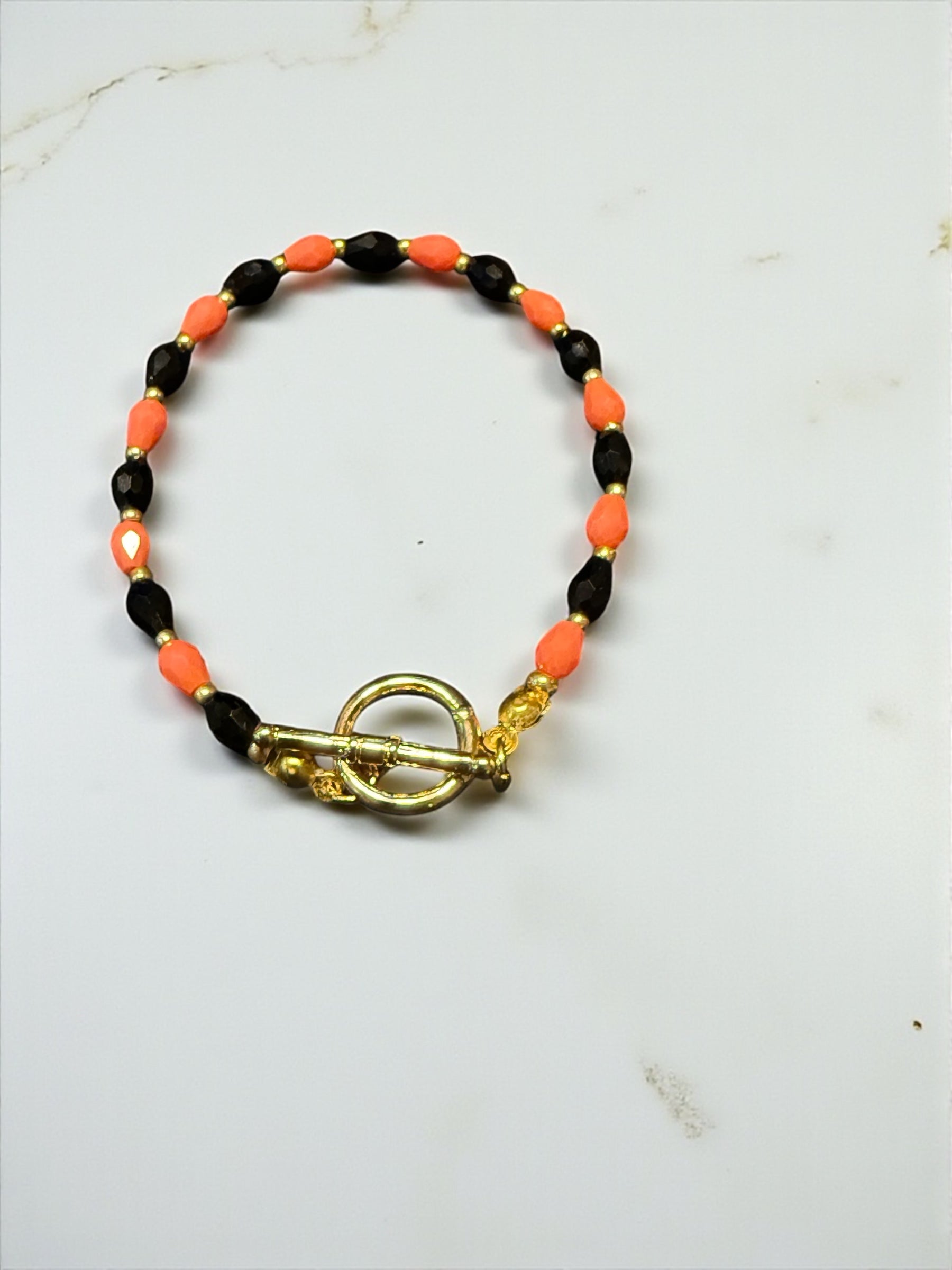 Colored Crystal  Oval Bracelet
