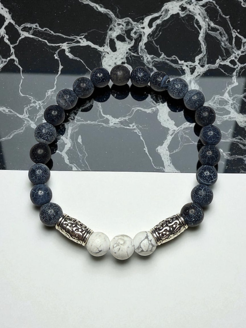 Men’s Bracelet Black and White