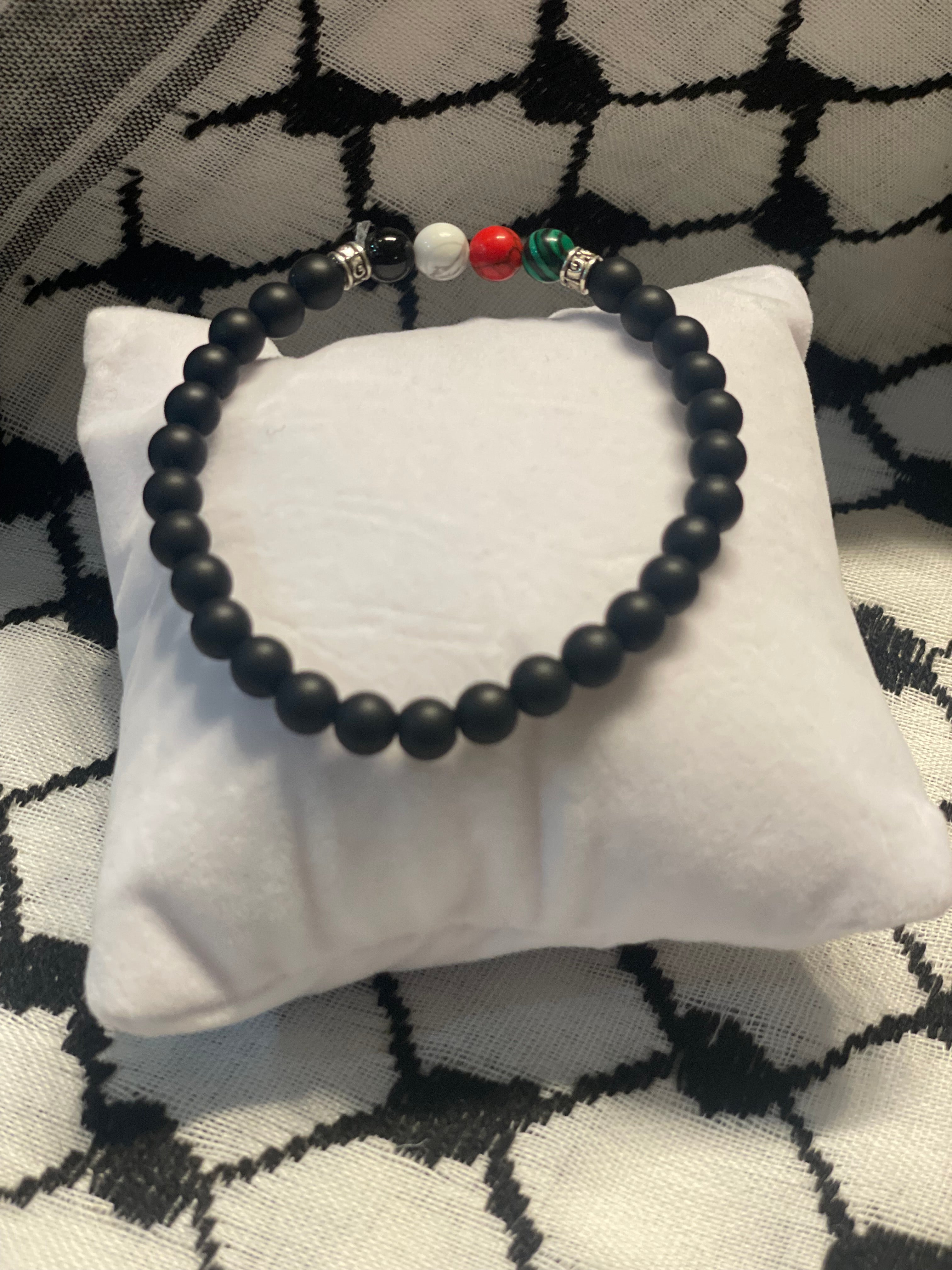 Black Onyx Palestine Bracelet