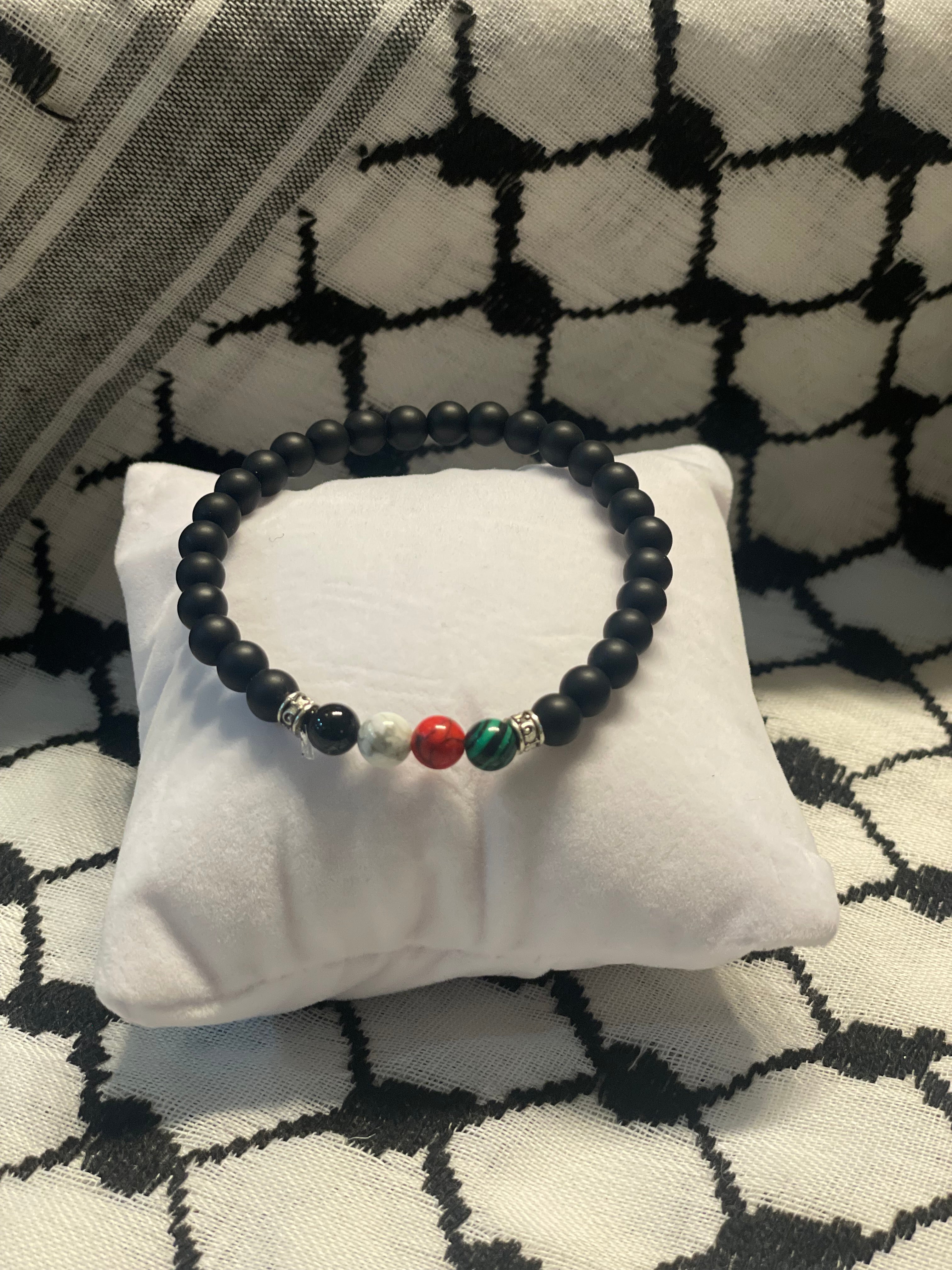 Black Onyx Palestine Bracelet