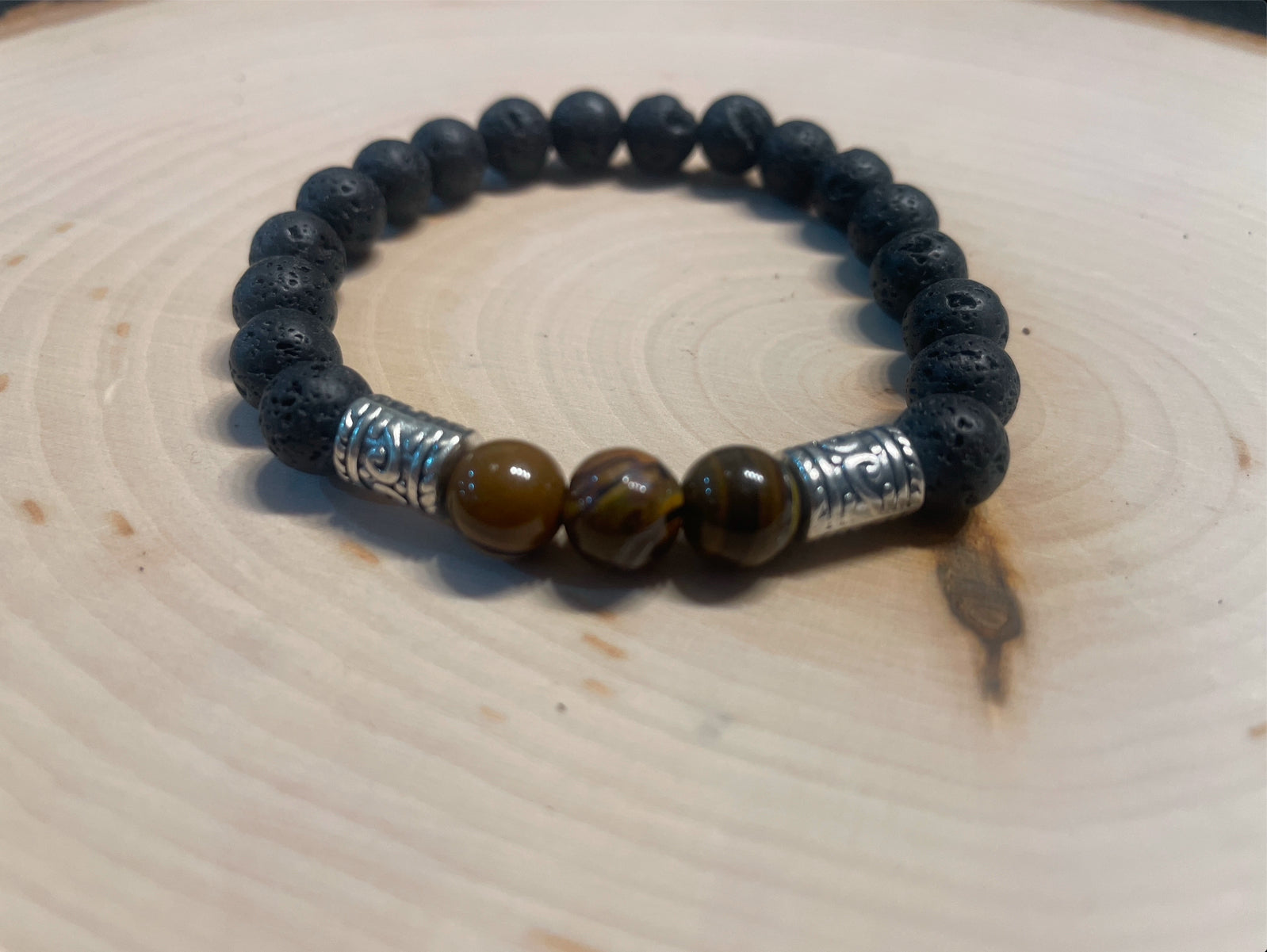 Men’s Black Lava Bracelet